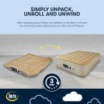 Serta Raised Air Mattress with Never Flat Pump | Size: Queen 18" | Luxury Inflatable Mattress - Built in Air Pump to Ensure a Good Night’s Rest | Heavy Duty Blow Up Mattress with Self Inflating Pump