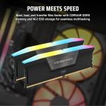 Corsair Vengeance i7500 Gaming PC – Liquid Cooled Intel Core i9-14900KF CPU – NVIDIA GeForce RTX 5080 GPU – 32GB Vengeance RGB DDR5 Memory – 2TB M.2 SSD – Black