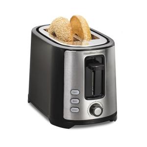 Hamilton Beach Extra Wide Slot Toaster – Black & Stainless Steel