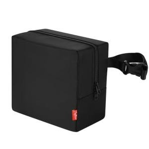 Travel Neck Pillow Bag for trtl Travel Pillow, Waterproof Carrying Case Neck Pillow Protector with Air Tag Pocket & Adjustable Strap, Quick-Release Clasp Easily Attaches to Luggage, Backpacks