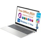 HP 15.6" Laptop with Office 2024 and AI Chat