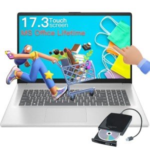 HP 17" Touchscreen Business Laptop with Office 365