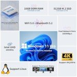 DreamQuest Mini PC: Intel N150, 16GB RAM, 512GB SSD