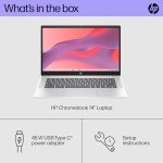 HP Chromebook 14" FHD, Intel N100, 4GB RAM
