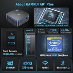 KAMRUI AK1PLUS Mini PC with Dual 4K Support