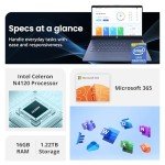 HP 14" HD Laptop with Office 365 and Storage