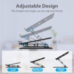 Gogoonike Adjustable Metal Laptop Stand for Desk