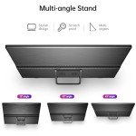 15.6 Inch Portable 1080P Travel Monitor with Kickstand