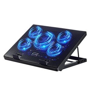 Kootek Adjustable Laptop Cooling Pad with 5 Fans