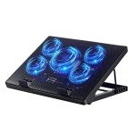 Kootek Adjustable Laptop Cooling Pad with 5 Fans