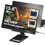Ingnok 15.6" Ultra Slim Portable Monitor for Travel
