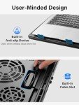 Kootek Adjustable Laptop Cooling Pad with 5 Fans