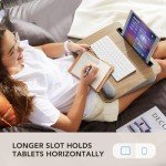 HUANUO Portable Laptop Desk with Cushion & Storage