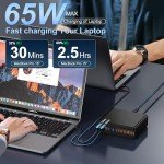 420W 10-Port USB C & A Fast Charger