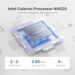BOSGAME Fanless Mini PC with Intel N4020