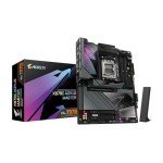GIGABYTE X870E AORUS Master AMD AM5 LGA 1718 Motherboard, ATX, DDR5, 4X M.2, PCIe 5.0, USB4, WIFI7, 5GbE LAN, EZ-Latch, 5-Year Warranty
