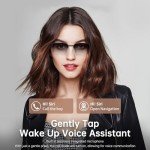 Bluetooth Audio Sunglasses with Voice Assistant & Mic