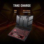 ASUS TUF Gaming A15 Gaming Laptop, 15.6” FHD 144Hz, 100% sRGB Display, GeForce RTX 4050, AMD Ryzen 7 7435HS, 16GB DDR5, 512GB PCIe SSD, Wi-Fi 6, Windows 11, FA507NUR-AS73