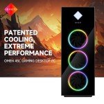 HP OMEN 45L GT22 AI Gaming Desktop, Intel Ultra 9 285k (>i9-14900F), RTX 4080 Super, 64GB DDR5 RAM, 2TB SSD, Black Glass Front, 1000W 80+ Gold PSU, Bundle with Machenike K500B RGB Keyboard