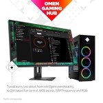 HP OMEN 45L Gaming Desktop, 14th Generation Intel Core i7-14700K, 32 GB RAM, 1 TB Solid State Drive, NVIDIA GeForce RTX 4070 Super Ti Graphics, Windows 11 Pro, GT22-2060 (2024)