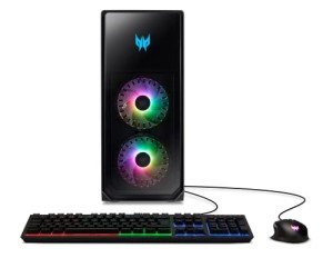 Acer Predator Orion 5000 PO5-640-UR11 Gaming Desktop | 12th Gen Intel Core i7-12700F 12-Core | NVIDIA GeForce RTX 3080 | 16GB DDR5 | 1TB PCIe Gen4 SSD | 2TB HDD | Intel Wi-Fi 6E | RGB Keyboard & Mouse