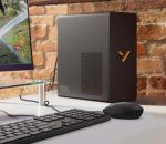 HP Victus 15L Gaming Desktop PC, AMD Ryzen 5 5600G, AMD RX6400, 8GB RAM, 512GB SSD, Mica Silver, Windows 11 Home, TG02-0013w