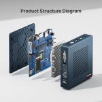 BOSGAME Fanless Mini PC with Intel N4020