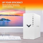 HP Victus Pro 15L i7 RTX 4060 Premium Gaming Desktop, Intel i7-14700F, GeForce RTX 4060, 3D Modeling, 32GB RAM, 1TB SSD, Wi-Fi 6, DP Port, Type-C, Windows 11 Pro, Bundle with ADATA 512GB External SSD