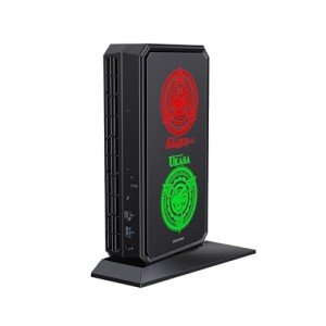 AtomMan G7 PT Mini PC AMD Ryzen 9 7945HX, 16C/32T,8 GB GDDR6 AMD Radeon RX 7600M XT, 32GB DDR5 RAM 1TB PCIe4.0 SSD Mini Gaming PC, HDMI2.1/DP2.0/USB-C,WiFi7,BT5.4,2.5G LAN,2xPCIe4.0&PCIe5.0 SSD Slots