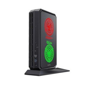 AtomMan G7 Pt Mini PC AMD Ryzen 9 7945HX(16C/32T, up to 5.4GHz) 32GB DDR5 1TB PCIe4.0 SSD Micro Computer, HDMI+DP+USB-C Output, 2.5G LAN, WiFi7, BT5.4, 4xUSB AMD Radeon RX 7600M XT Graphics Gaming PC