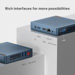BOSGAME Fanless Mini PC with Intel N4020