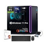 Alienware Aurora R16 Gaming Desktop • NVIDIA GeForce RTX 5080 GDDR7 • Intel Ultra 9 285K (24-Core) • NPU AI • w/Office & External DVD Drive • Win 11 Pro • WiFi 7 • 32GB DDR5, 1TB SDD, 2TB HDD