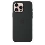 Apple iPhone 16 Pro Max Silicone Case with MagSafe and Camera Control - Black ​​​​​​​