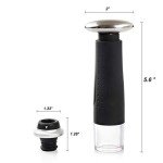 Secura Wine Lovers Gift Set 12-Piece Wine Accessories Set Electric Wine Opener, Wine Foil Cutter, Wine Aerator, Wine Saver Vacuum Pump + 2 Wine Stoppers