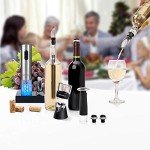 Secura Wine Lovers Gift Set 12-Piece Wine Accessories Set Electric Wine Opener, Wine Foil Cutter, Wine Aerator, Wine Saver Vacuum Pump + 2 Wine Stoppers
