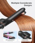 Wavytalk 5 in 1 Curling Iron Set with Thermal Brush and 4 Interchangeable Ceramic Curling Wands (0.5'-1.25'), Instant Heat Up Hair Curling Iron, Rose Gold