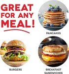 DASH Mini Maker Electric Round Griddle for Individual Pancakes, Cookies, Eggs & other on the go Breakfast, Lunch & Snacks with Indicator Light + Included Recipe Book - Aqua,4 Inch