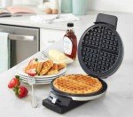 Cuisinart Round Classic Waffle Maker, Brushed Stainless, WMR-CANAS