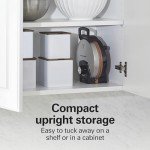 Hamilton Beach Belgian Waffle Maker with PFAS-Free Non-Stick Ceramic-Coated Plates, Browning Control, Indicator Lights, Stainless Steel (26081)