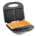 Elite Gourmet EWM-2207# Electric Non-Stick Belgian Waffle Maker Iron, Breakfast, Sandwiches, Snacks, Burgers and more, 2-Slice, Black