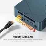 BOSGAME E2 Mini PC: Ryzen 5, 16GB RAM, 4K Display