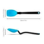 Dreamfarm Supoon Non-Stick Sit-Up Silicone Scraping, Serving, Cooking Spoon Measures 5ml Tsp & 15ml Tbsp - 11" Dreamfarm Blue