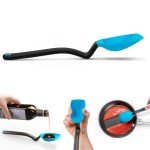 Dreamfarm Supoon Non-Stick Sit-Up Silicone Scraping, Serving, Cooking Spoon Measures 5ml Tsp & 15ml Tbsp - 11" Dreamfarm Blue
