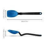 Dreamfarm Supoon Non-Stick Sit-Up Silicone Scraping, Serving, Cooking Spoon Measures 5ml Tsp & 15ml Tbsp - 11" Classic Blue