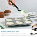 Dreamfarm Supoon Non-Stick Sit-Up Silicone Scraping, Serving, Cooking Spoon Measures 5ml Tsp & 15ml Tbsp - 11" Yellow