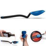 Dreamfarm Supoon Non-Stick Sit-Up Silicone Scraping, Serving, Cooking Spoon Measures 5ml Tsp & 15ml Tbsp - 11" Classic Blue