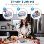 Etekcity 0.1g Food Kitchen Scale, Digital Ounces and Grams for Cooking, Baking, Meal Prep, Dieting, and Weight Loss, 11lb/5kg, Gray