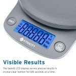 Etekcity 0.1g Food Kitchen Scale, Digital Ounces and Grams for Cooking, Baking, Meal Prep, Dieting, and Weight Loss, 11lb/5kg, Gray
