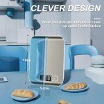 Food Scale, 11lb Kitchen Scale with 6 Units Tare Function & LCD Display, 0.05oz/1g Stainless Steel Digital Food Scale Grams and Ounces for Baking, Cooking, Dieting and Meal Prep (Batteries Included)