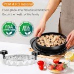 ZOMAO Pro Max Chicken Shredder 11",Large Chicken Breast Shredder Tool Twist,Visible Meat Shredder Machine with Ergonomic Handle,Strong Anti-Slip Strip,BPA Free,Suitable for Pork Beef Chicken